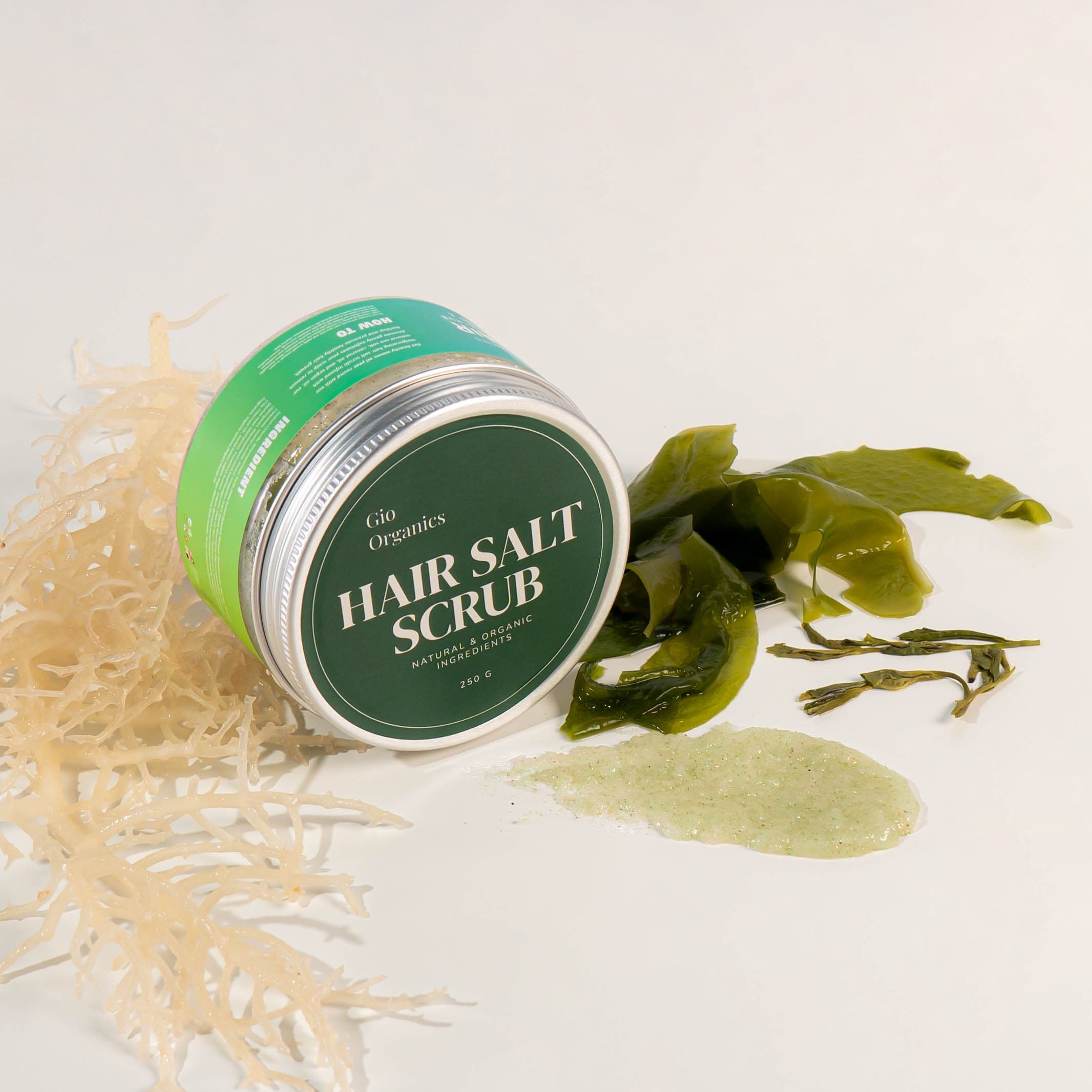 Hair salt scrub