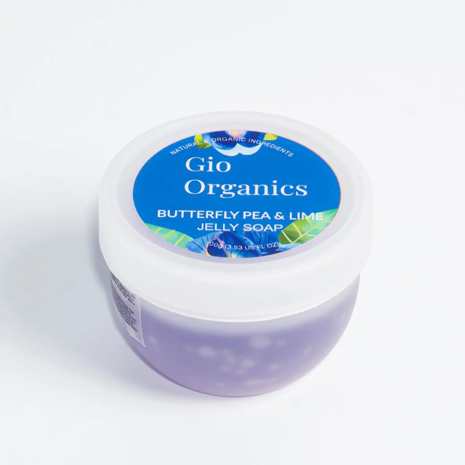 Butterfly Pea & Lime Jelly Soap gioorganics