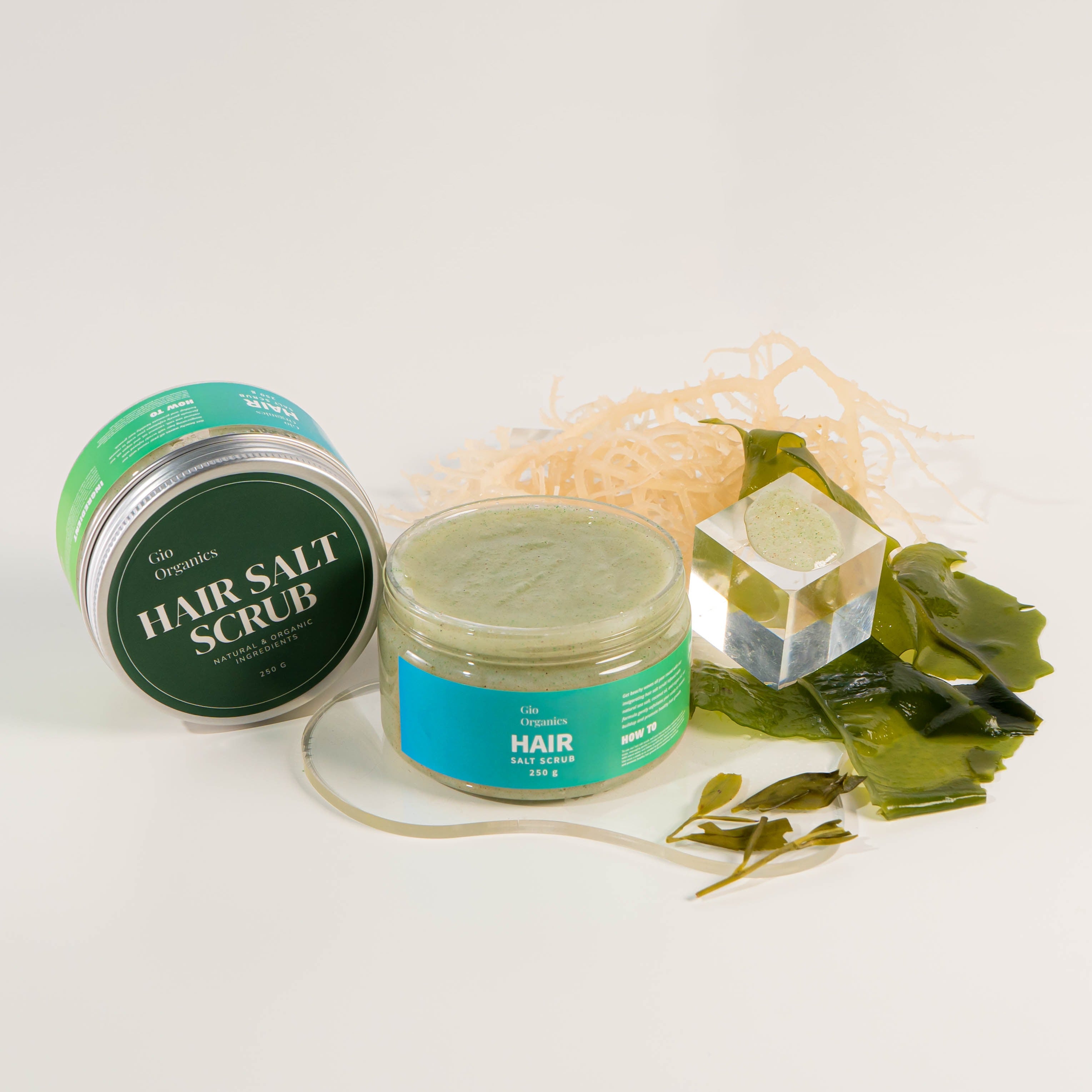 Hair salt scrub gioorganics