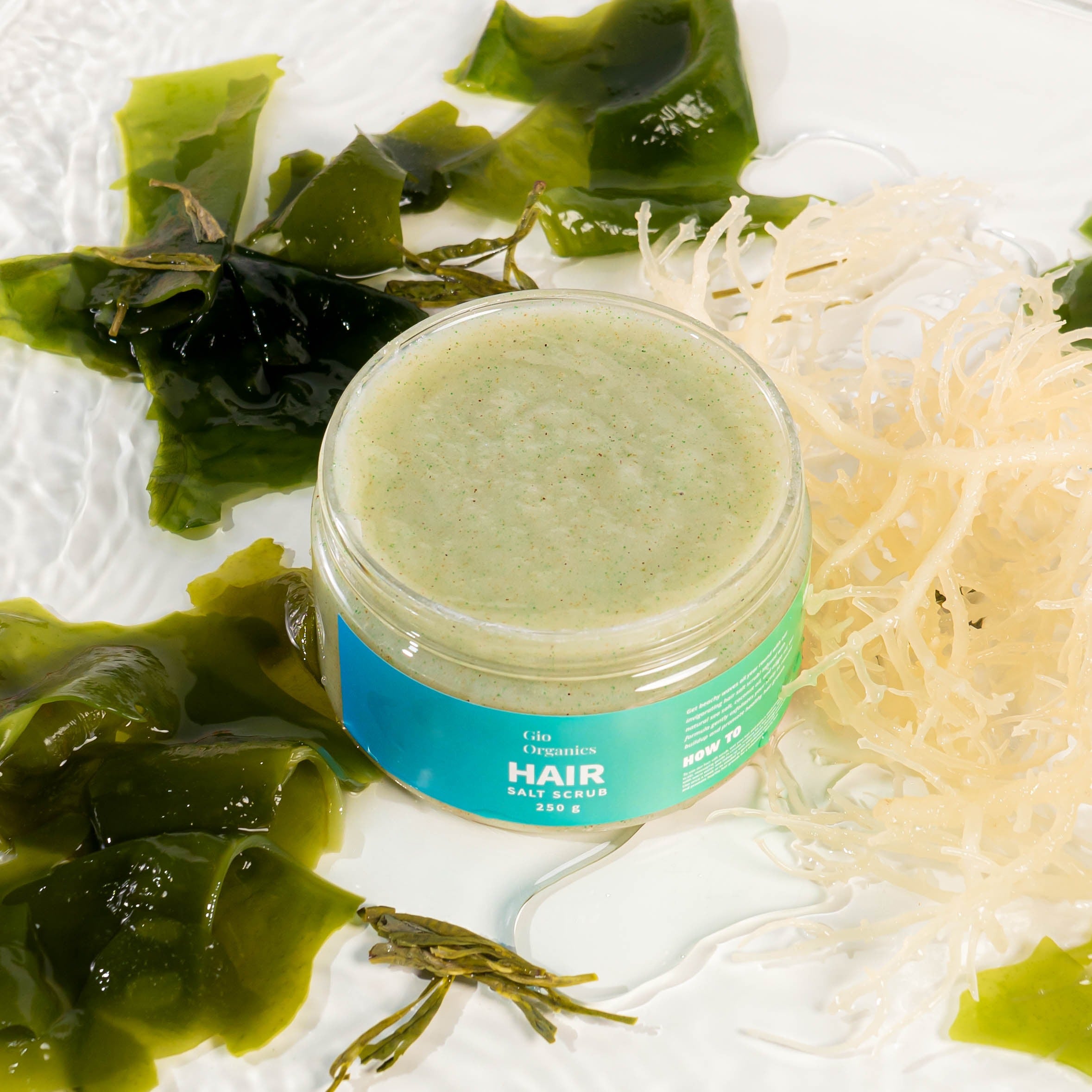 Hair salt scrub gioorganics